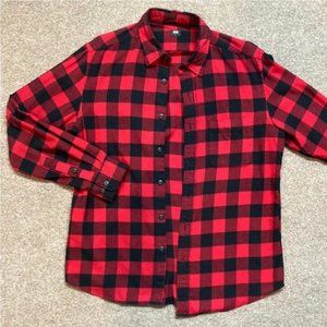 Uniqlo Plaid Button Up